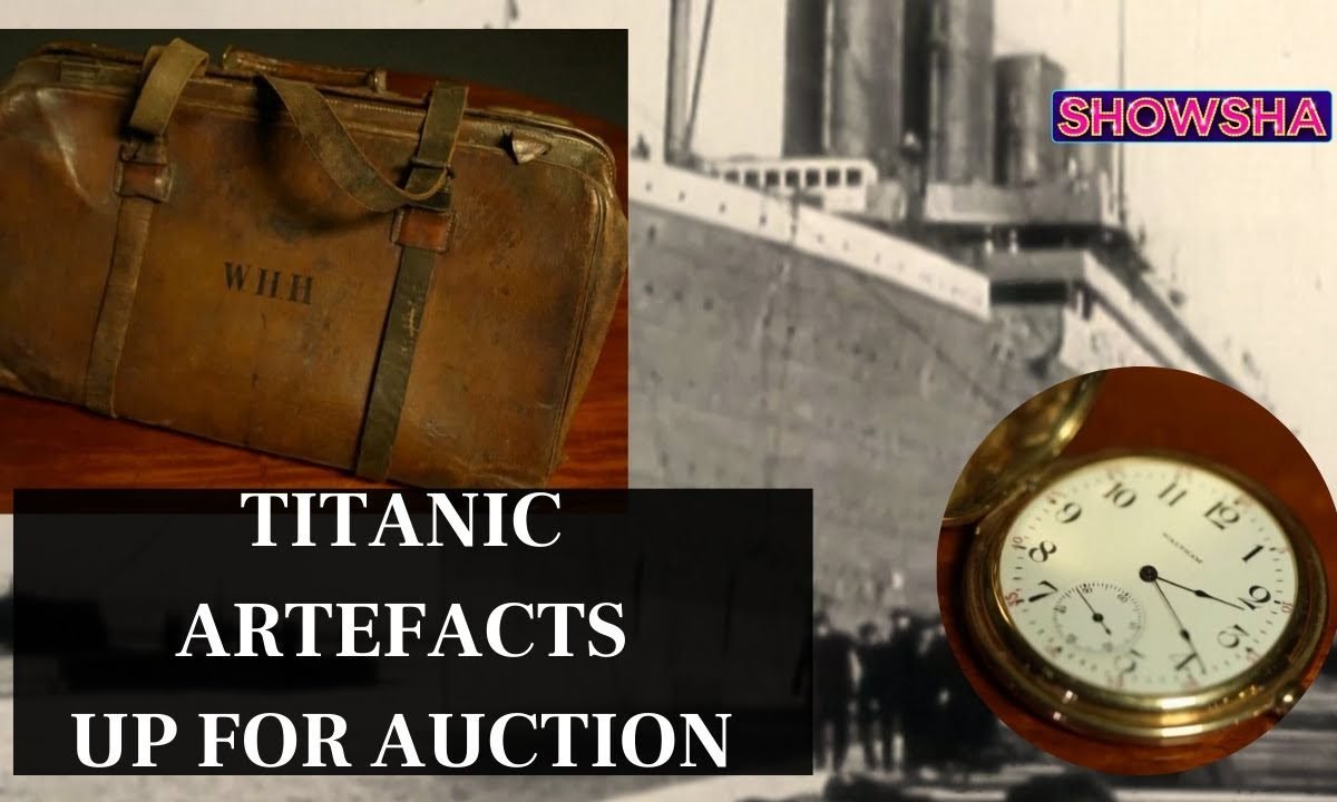 Titanic Shipwreck Gold Pocket Watch & Violin Bag Up For Auction In England; WATCH